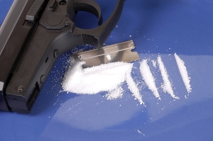 Cocaine With Gun